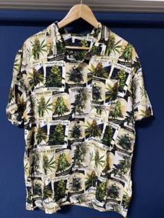 HUF ドーベルマン プリント アロハシャツ Lサイズ グリーン HUF ドーベルマン プリント アロハシャツ Lサイズ グリーン
