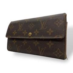 【極美品】ルイヴィトン ブラウン 長財布 ポルトフォイユ・サラ M61734 LOUIS VUITTON ルイヴィトン モノグラム ポルトフォイユ・サラ