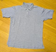 ユニクロ　グレー ポロシャツ XL
