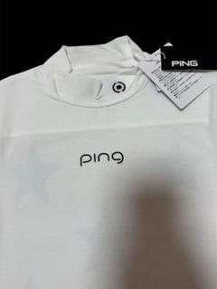 ⭐︎新品正規品　PING ホワイト 星柄 ポロシャツ Sサイズ