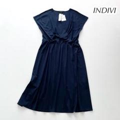 新品｜INDIVI インディヴィ カシュクール ロング ワンピース
