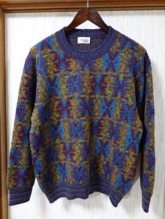 MISSONI SPORT 総柄 ニット セーター ニットポロ ウール 54