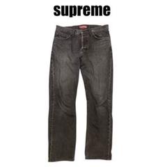 supreme シュプリーム 19ss slim デニム ブラック 32
