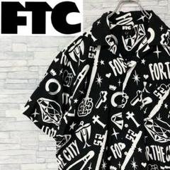 【激レア】FTC エフティーシー オープンカラー 半袖シャツ モノトーン L