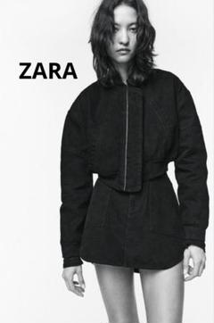 新品ZARA TRFダメージ加工クロップドデニムシャツジャケットMサイズ ZARA TRFダメージ加工クロップドデニムシャツジャケット - メルカリ