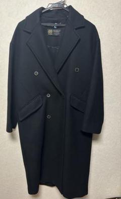 美品　ZARA マンテコ ダブルチェスターコート ブラック　L 人気完売品 2025年最新】zara manteco コートの人気アイテム - メルカリ