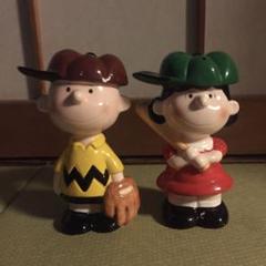 ヴィンテージ 陶器製 貯金箱 スヌーピー チャーリー・ブラウン