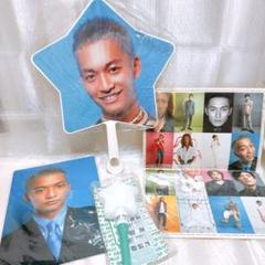 未使用 香取慎吾 1997 SMAP うちわ ペンライト シール 公式