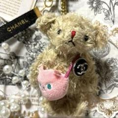 CHANEL シャネル ヴィンテージ キーホルダー チャーム キーリング CHANEL】シャネル☆チャーム付きキーリングハートキーホルダー