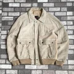 A-2 suède leather jacket 80-90's flight
