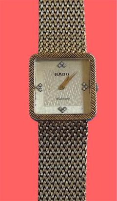 値下げ RADO BALBOA 自動巻 腕時計 アンティーク ジャンク品 ジャンク】腕時計 RADO BALBOA ラドームーブメント稼働 ok