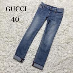 GUCCI グッチ シェリーラインデニム チャーム イタリア製 40 GUCCI グッチ シェリーラインデニム チャーム イタリア製 40