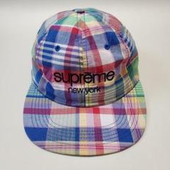 Supreme Madras Classic Logo 6-Panel Cap