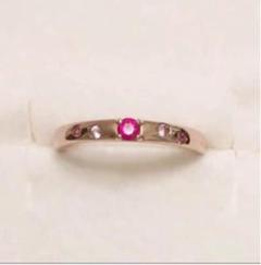 STAR JEWELY ルビー&ピンクサファイアリング 8号 スタージュエリー♡