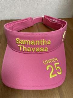 Samantha Thavasa - サマンサタバサ トーナメント 限定  ピンク　サンバイザー 新品 サマンサタバサ トーナメント 限定 ピンク サンバイザー 新品