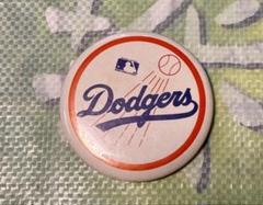 ビンテージ Dodgers MLB 缶バッジ