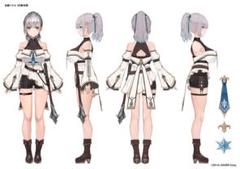 vtuber ホロライブ 白銀ノエルブライト衣装 ウィッグ付き