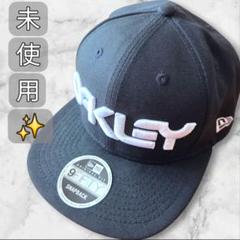未使用✨️オークリー キャップ 帽子 ニューエラコラボ スナップバック 黒