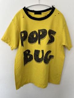 POPS BUG FREAK THE MUSIC RAGTAG イエローTシャツ