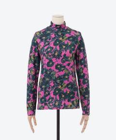 leur logette ルール ロジェットＦａｕｖｅ　ｆｌｏｗｅｒトップス