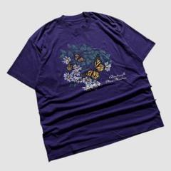 90s Flower Art tシャツ