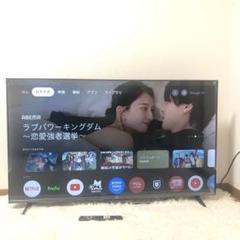 チューナーレス　テレビ　TCL 50P63E 2022年製 [ 美品] TCL 50V型4K対応液晶 チューナーレススマートテレビ 50P63Eを
