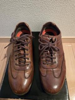 ROCKPORT ブラウンレザー スニーカー