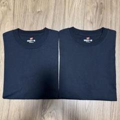 [Hanes] ビーフィー Tシャツ H5180-2 ブラック Sサイズ 2枚
