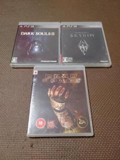 PS3 DARK SOULS II, SKYRIM, DEAD SPACE