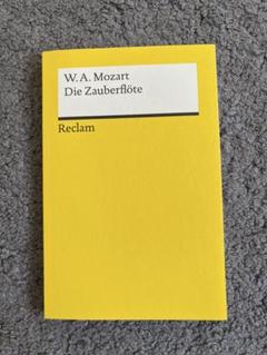 W. A. Mozart Die Zauberflöte Reclam 魔笛