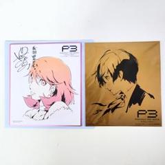 ペルソナ3,4 購入特典イラストペーパー　カード おすすめ】 ペルソナ3,4 少年漫画 カード 購入特典イラスト