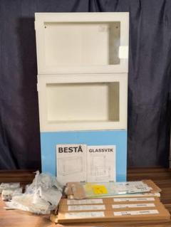 IKEA BESTÅ/GLASSVIK】組み立て途中品 3台セット ランプ付き IKEA BESTÅ/GLASSVIK】組み立て途中品 3台セット ランプ付き
