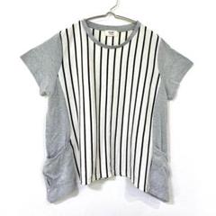 【ビームスハート】Ｔシャツ カットソー サイドポケット有 半袖 綿混 F