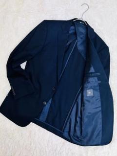 【美品❣️】スーツセレクト ジャケット A5 ネイビー 春夏用