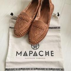 mana　新品MAPACHE ALEGRIA レザーフラットシューズ mana様専用 新品MAPACHE ALEGRIA レザーフラットシューズ - メルカリ
