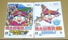 桃太郎電鉄16 桃太郎電鉄2010 Wiiソフト 2点まとめ売り