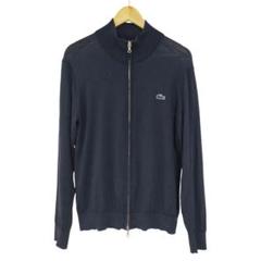 LACOSTE ラコステ ウォッシャブル ウール ジップアップ ニット セーター