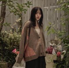 mix color cardigan / ミックスカラーカーディガン