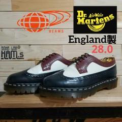極美品　Dr.Martens　×　BEAMS 別注 トリコ ウィングチップ　28 超安い 極美品 28 ウィングチップ トリコ 別注 BEAMS × Dr