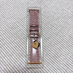レザーバンド対応iWatch 38mm 40mm、本革シャイニーブリンブリン