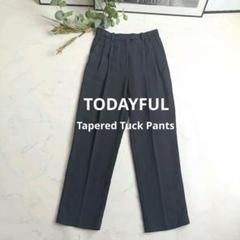 TODAYFUL "Tapered Tuck Pants" トゥデイフル 36