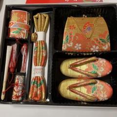 七五三 三歳用 箱迫 箱せこ 草履 バッグ 小物セット 女の子 お祝い