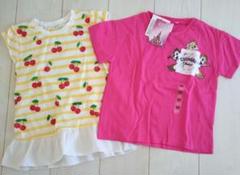 未使用　女の子　Tシャツ２枚セット　ディズニー　チップとデール