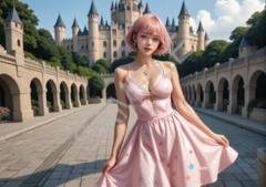 アートポスター A4 AI 美女 グラビア B0730