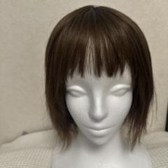 百合子ウィッグ　みれい　 ストレートボブウィッグ 前髪あり 商品名:ななこ (地毛なし用) 前髪あり スキンレース生え際