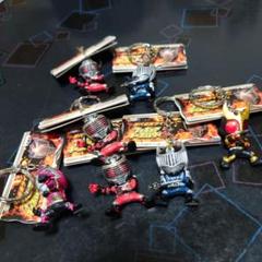 仮面ライダー キーホルダー 4種類7個 未使用