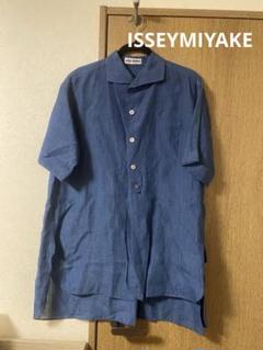 イッセイミヤケ/ISSEYMIYAKE トップス シャツ　麻100%
