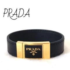 【美品】PRADA プラダ　ブレスレット　レッド　メンズ　レディース　保存箱 美品】PRADA プラダブレスレットレッドメンズレディース保存箱