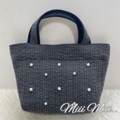 チョコ♡チュールパール付きヌビバッグ NEW】チュールパール付きヌビバッグ ヌビバッグ チュールバッグ