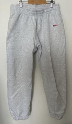 おまけ有 グレー supreme small box スウェットパンツ サイズM